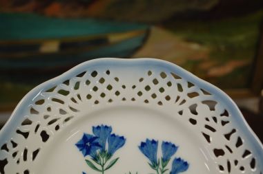 (n-6970/5) Schumann Arzberg Echt Cobalt, Kai Beckman, kollektsioontaldrik nr.9 "Taimed"