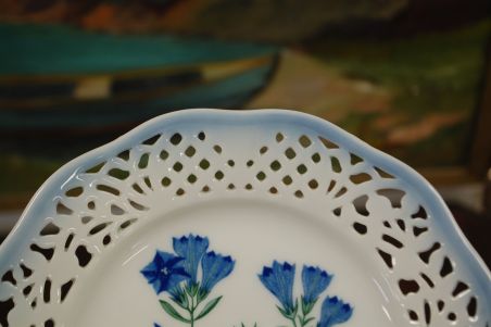 (n-6970/5) Schumann Arzberg Echt Cobalt, Kai Beckman, kollektsioontaldrik nr.9 "Taimed"