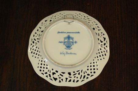 (n-6970/5) Schumann Arzberg Echt Cobalt, Kai Beckman, kollektsioontaldrik nr.9 "Taimed"