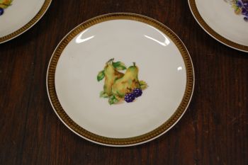 (n-6974) Concordia Lesov, puuviljadega koogitaldrikud, 6tk 2