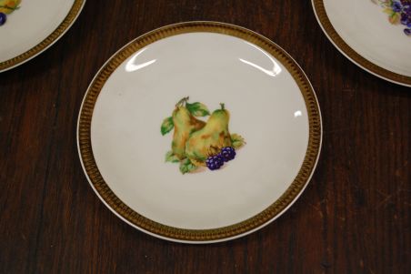 (n-6974) Concordia Lesov, puuviljadega koogitaldrikud, 6tk