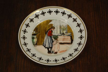 (n-6975/2) B&G Copenhagen Porcelain, kollektsioontaldrik nr. 4, seeria 1