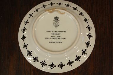 (n-6975/2) B&G Copenhagen Porcelain, kollektsioontaldrik nr. 4, seeria 1