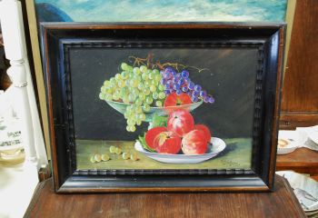 (L-659) H.Sandberg, raamitud natüürmort