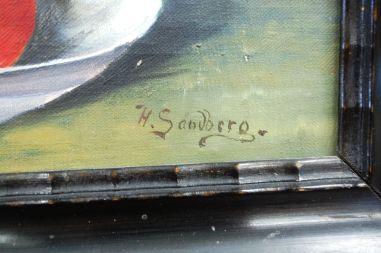 (L-659) H.Sandberg, raamitud natüürmort