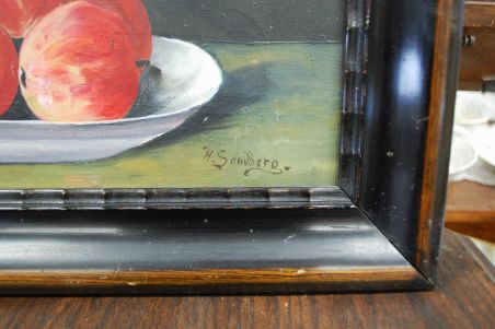 (L-659) H.Sandberg, raamitud natüürmort