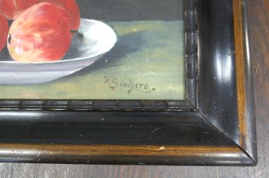 (L-659) H.Sandberg, raamitud natüürmort