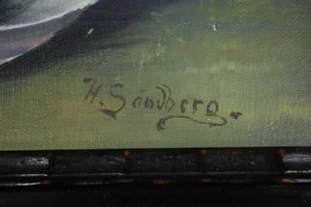 (L-659) H.Sandberg, raamitud natüürmort