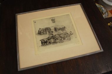 (P-1055) Viiralt, trükirepro Puuma ja panter