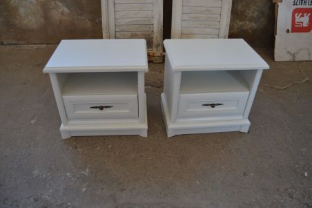 (L-665) Valged öökapid, 2 tk paaris