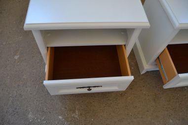 (L-665) Valged öökapid, 2 tk paaris