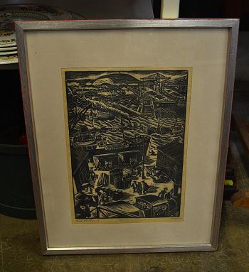 (L-666)  Åke Brovik graafika Sadam 2