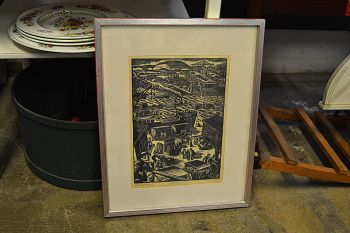 (L-666)  Åke Brovik graafika Sadam