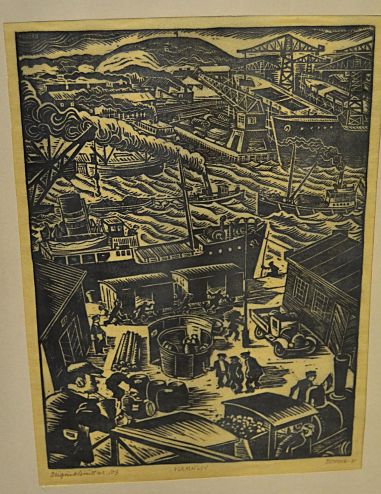 (L-666)  Åke Brovik graafika Sadam