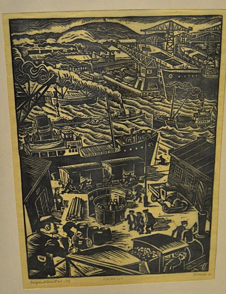 (L-666)  Åke Brovik graafika Sadam