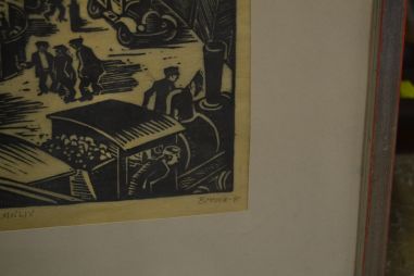 (L-666)  Åke Brovik graafika Sadam