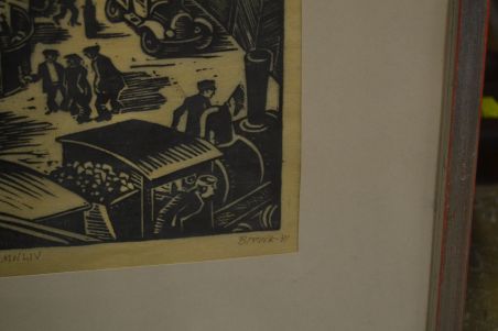 (L-666)  Åke Brovik graafika Sadam