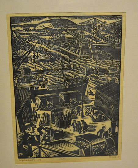 (L-666)  Åke Brovik graafika Sadam