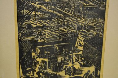 (L-666)  Åke Brovik graafika Sadam