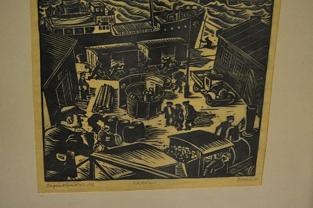 (L-666)  Åke Brovik graafika Sadam