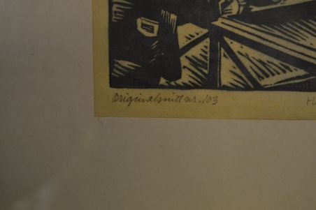 (L-666)  Åke Brovik graafika Sadam