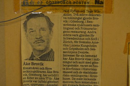 (L-666)  Åke Brovik graafika Sadam