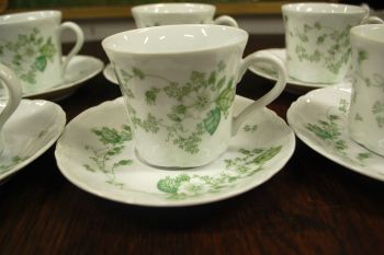 (n-7012/3) Hutschenreuther, kohvitassid-taldrikud, 6tk komplektis 2