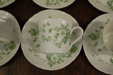 (n-7012/3) Hutschenreuther, kohvitassid-taldrikud, 6tk komplektis