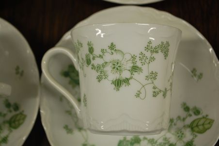 (n-7012/3) Hutschenreuther, kohvitassid-taldrikud, 6tk komplektis