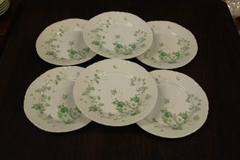 (n-7012/6) Hutschenreuther, salatitaldrikud, 6tk komplektis