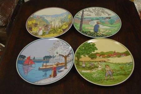 (n-7019) Villeroy & Boch Heinrich, kollektstioontaldrikud "Aastaajad", 4tk