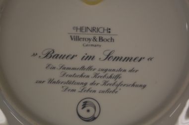 (n-7019) Villeroy & Boch Heinrich, kollektstioontaldrikud "Aastaajad", 4tk