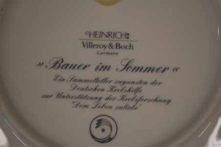 (n-7019) Villeroy & Boch Heinrich, kollektstioontaldrikud "Aastaajad", 4tk