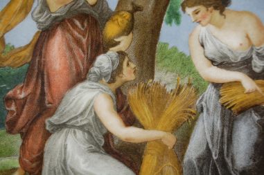 (n-7023) Portselanist seinataldrik "Naised"