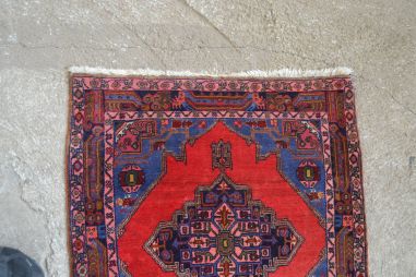 (v-100) Villane käsitöövaip IRAN 0,8x0,9m