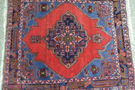 (v-100) Villane käsitöövaip IRAN 0,8x0,9m