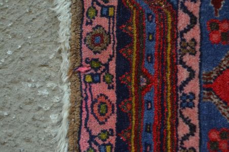 (v-100) Villane käsitöövaip IRAN 0,8x0,9m