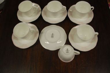 (n-7035/3) Villeroy & Boch Palatino kohvitassid-taldrikud, 6tk