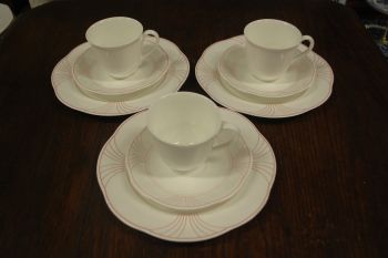 (n-7035/5) Villeroy & Boch Palatino kohvitassid-taldrikud, 3tk ja salatitaldrikud, 3tk