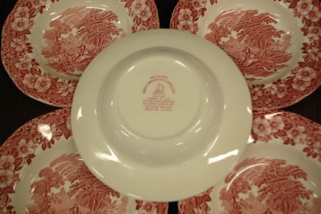 (n-7052) Enoch Wedgwood LTD, Woodland, supi-pastataldrikud, 5tk