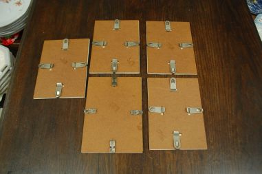 (n-7072) Vanadest maiustuste ja šokolaadireklaamidest pildiseeria, 5tk