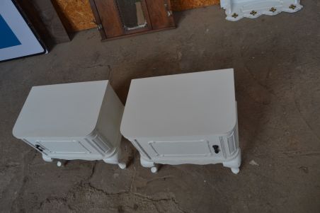 (n-7079) Valged öökapid, 2 tk komplektis