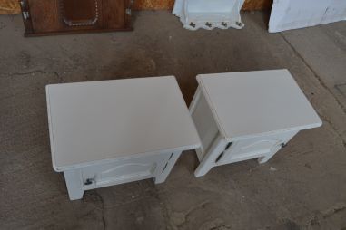 (n-7080) Valged öökapid, 2 tk komplektis