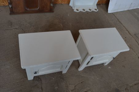 (n-7080) Valged öökapid, 2 tk komplektis