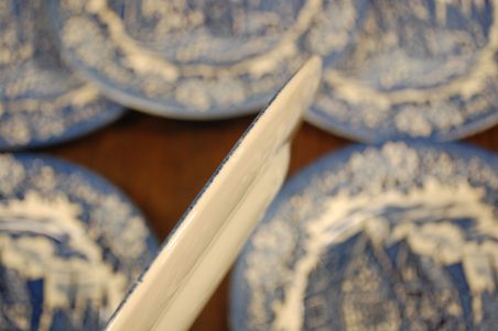 (n-7081) English Ironstone, praetaldrikud, 6tk