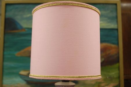 (n-7085) Roosa roosiline laualamp