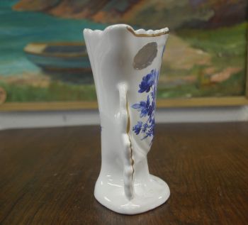 (n-7086) Porrcelaine de Bruxelles, lilleline vaas 2