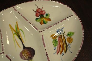 (n-7089) Käsitsimaalitud köögiviljadega suur vaagen 2