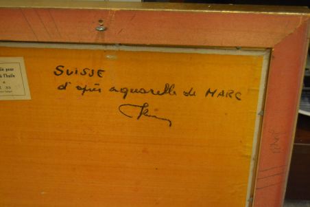 (n-7096) Raamitud signeeritud maal