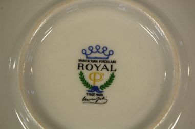 (n-7110) CP Manifattura Porcellane Royal, ümar vaagen